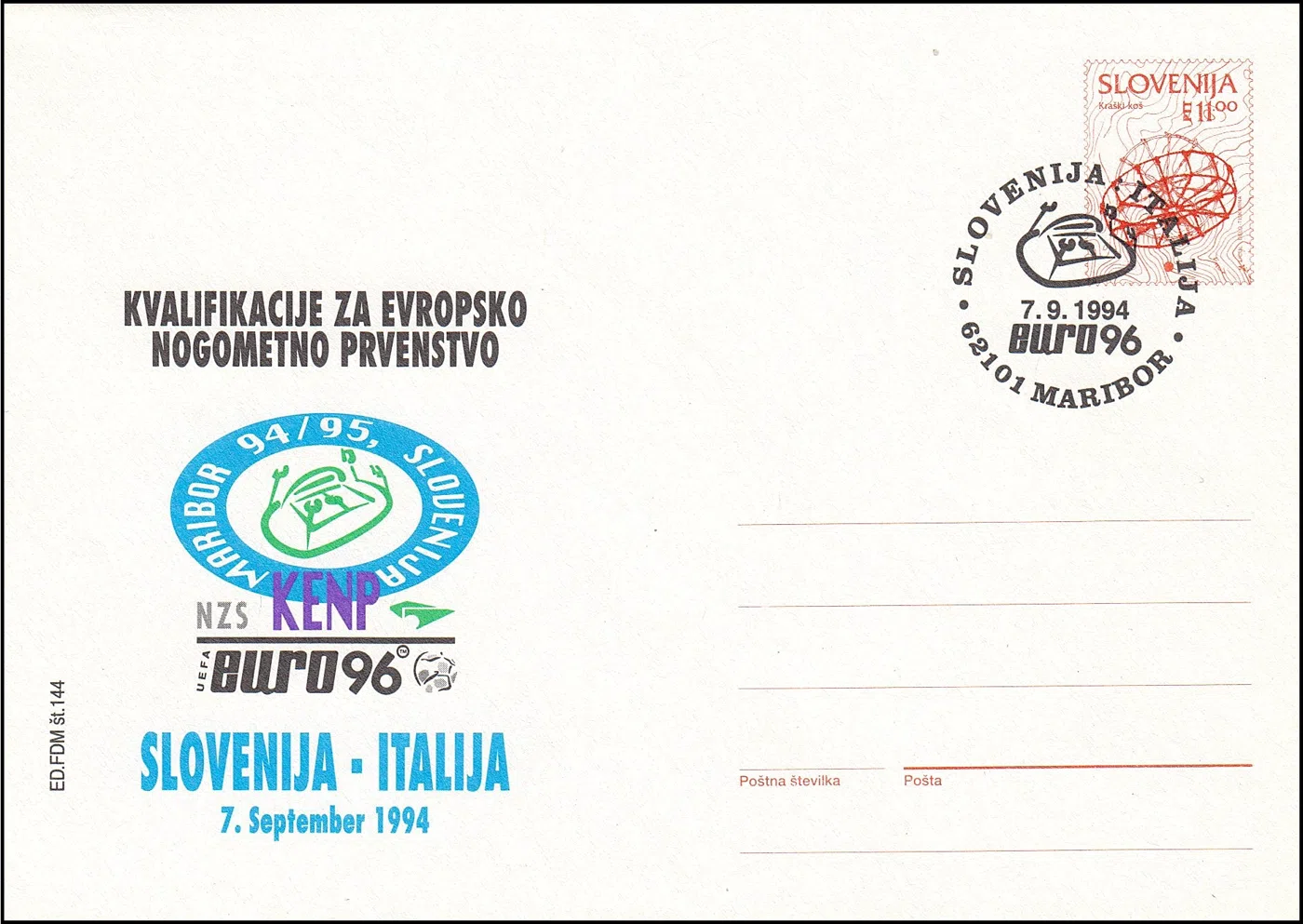 EURO '96 SLOVENIJA : ITALIJA